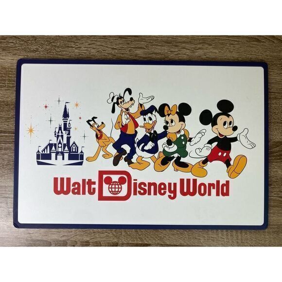 Walt Disney World 2023 Map‎ Board 50th Anniversary Celebration Decor Parks 17x11 - Picture 2 of 9